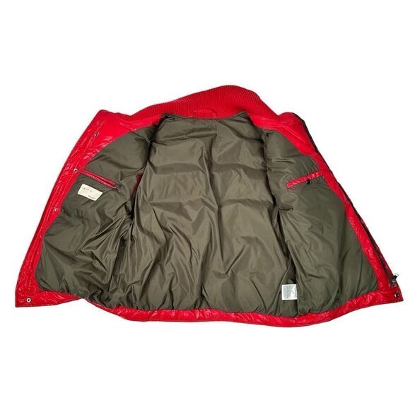 William Rast Vest Mens M Red Down Puffer Vintage Y2K Justin Timberlake - Picture 2 of 8